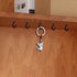 100pcs 1/2inch Black Screw Cup Hooks Screw-in Ceiling Hooks Cup Hanging Hooks Light Hooks for Home and Office Use